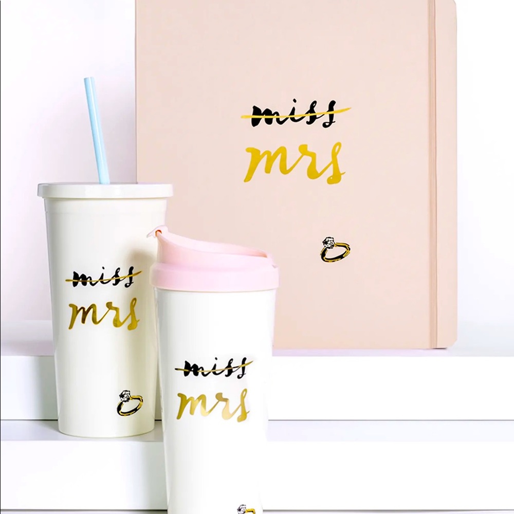 ✨Kate Spade miss to mrs insulated tumbler